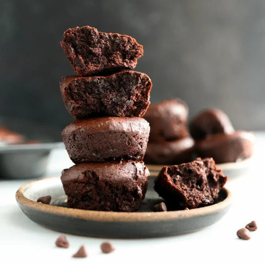 Vegan Date Brownies (100% fruit sweetened, made without flour or oil)